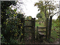 The Cown Edge Way crossing the Middlewood Way