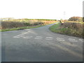 Road junction north of Newforest House Farm