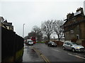 Looking south-west along Woodside Green