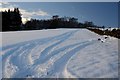 NT2339 : Tracks in the snow, Edderston by Jim Barton