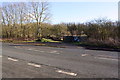 Blocked field gateway from old A34 south of Hampton Poyle