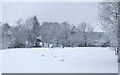 Heather Avenue Playground in the snow