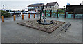 Ornamental anchor at Largs Yacht Haven