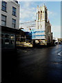 Fire-damaged United Reformed Church, High Street