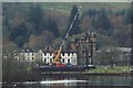 The Cameron House Hotel after the fire