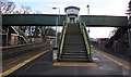 ST1380 : Steps up to Radyr railway station footbridge, Cardiff by Jaggery