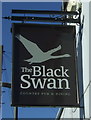 Sign for the Black Swan, Eastrington