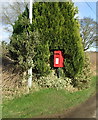 SE9031 : Elizabeth II postbox on High Road, Everthorpe by JThomas