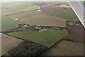 TF4679 : Ridge and furrow by Manor Farm, Beesby: aerial 2018 by Chris