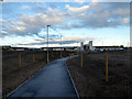 Path leading to the new Forres Station