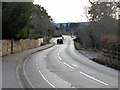 The B9011 road from Findhorn to Forres