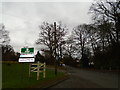 Surrey boundary sign at the eastern end of Camelsdale Road