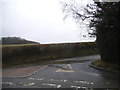 Chalk Hill at the junction of Barracks Hill