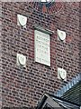 Dedicatory plaque, Drill Hall, Bridge Street