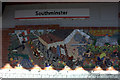 Southminster station. Part of station mosaic/mural