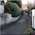 Lane on the west side of High Street, Caergwrle, Flintshire