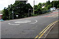 Mini-roundabout in Llantrisant