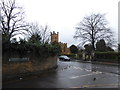 Junction of Vicarage Gardens and Church Road