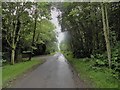 Access road to the north of Highfield Farm