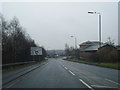 A616 Oxcroft Way nears Barlborough Links roundabout