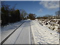 Snow along Ashmenagh Road