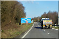 Leaving northbound M23 at junction 10