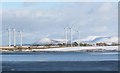 NT0157 : Wind turbines by Cobbinshaw Reservoir by Alan O'Dowd