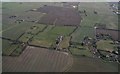 Moated site and farmland south of North Cockerington: aerial 2018