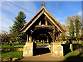 The lych gate to St James