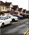 Woodlands Drive cars and houses, Malpas, Newport