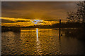TG3117 : Sunset over Wroxham Broad by Ian Capper
