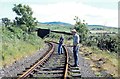 SH7043 : Disused Railway near Llan Ffestiniog by Jeff Buck