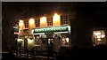 Crown and Horseshoes, Enfield, at night