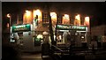 TQ3296 : Crown and Horseshoes, Enfield, at night by Paul Bryan