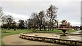 Dry fountain in Central Park, Scunthorpe