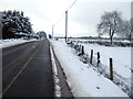 Snow along Racolpa Road