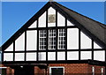 Year plaque on the wall of the War Memorial Institute, Penyffordd, Flintshire