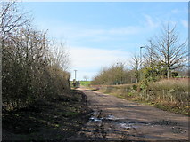 SO8764 : Monarch's Way Heading South From Industrial Park by Roy Hughes