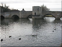 TL3171 : London Road crosses the River Great Ouse by M J Richardson