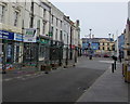 Quiet Dunraven Place in Bridgend town centre