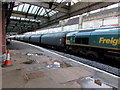 Freightliner train in Shrewsbury station