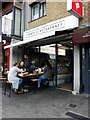 Alfresco dining, Temple of Hackney, London E9