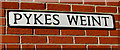 Unique street name, Pykes Weint, Neston