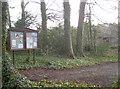 Village notice board on the Gordano Round path