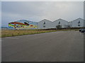 Car park and dock buildings