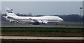 United Arab Emirates Boeing 747 at Stansted