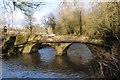 SO9559 : Packhorse bridge beside Shell Ford by Philip Halling