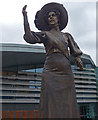 A statue of suffragette Alice Hawkins