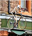NN6207 : Skeleton on a bicycle by Gerald England