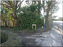 SU3314 : Entrance to the old road called the drove by J W Parker